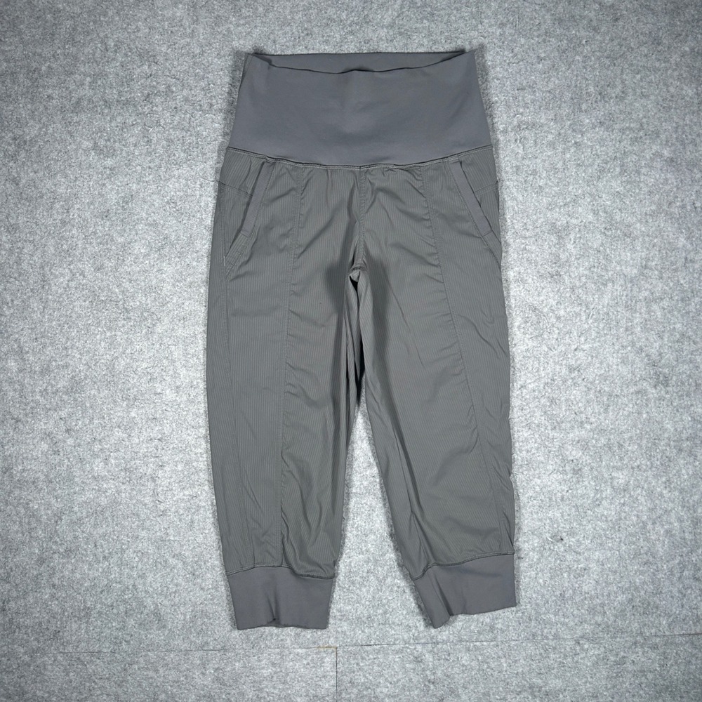 Lululemon Athletica Pants Womens 6 Grey Studio Crop II Athleisure Yoga